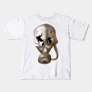 Tattoo Style - Rusty Skull - Aged Kids T-Shirt